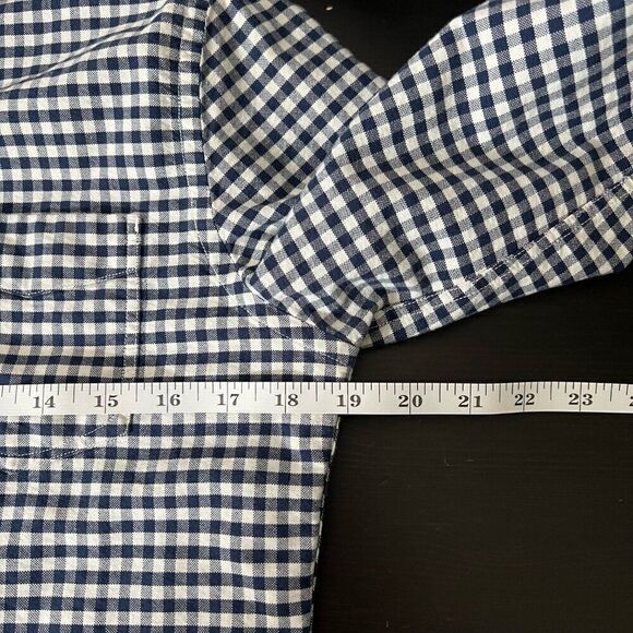 Levi's Mens Shirt XS Button-Down Black White Plaid Gingham Long Sleeve Cotton - Picture 11 of 12